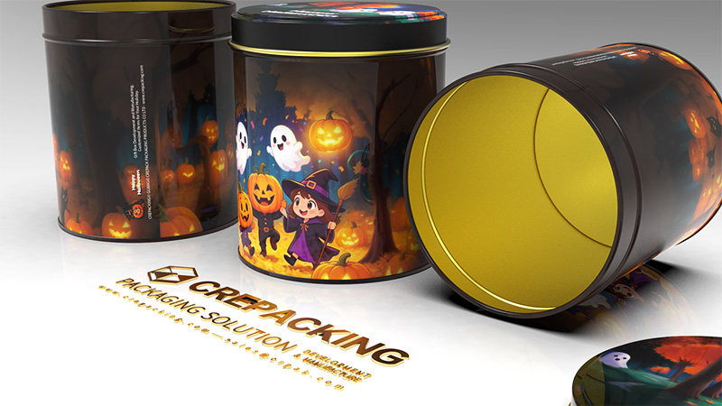 Halloween Gift box D105x123mm H 1